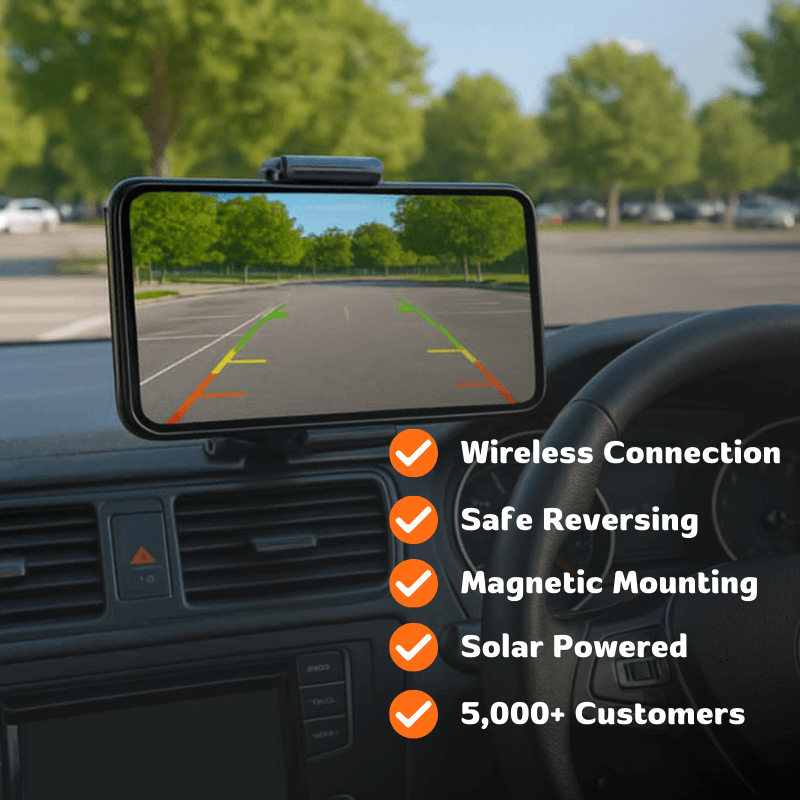 AutoTek™ Wireless Solar Powered Reverse Camera