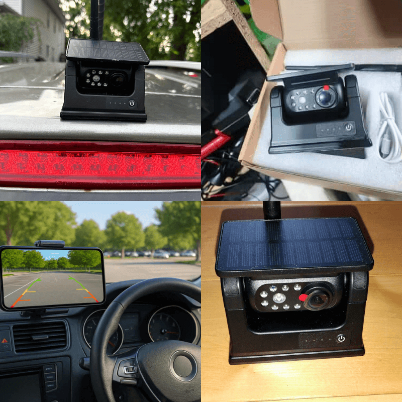AutoTek™ Wireless Solar Powered Reverse Camera